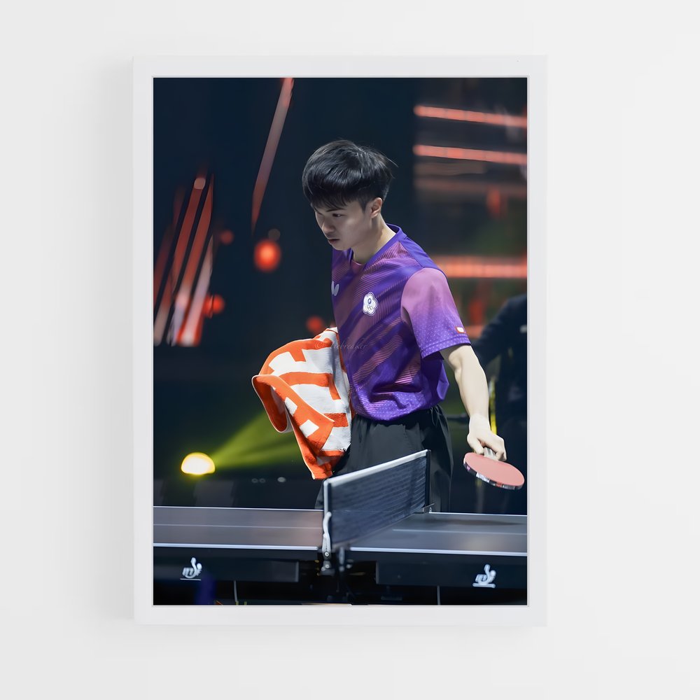Poster Smash and Spin – affiche Tennis de table (vue 3)